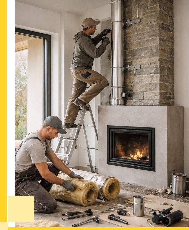 Монтаж дымоходов для каминов в Анапе от 15576 р. ЭриданНпа