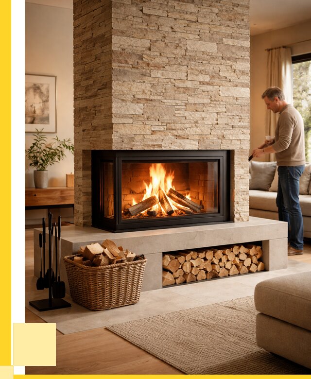 Дровяной камин под ключ в Анапе от 207680 р. | ЭриданНпа