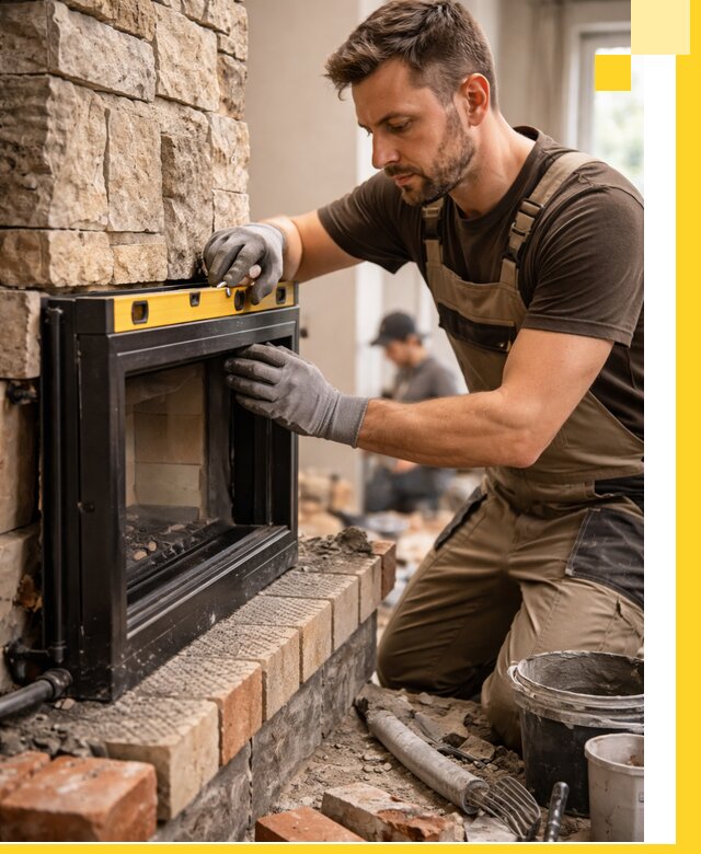 Дровяные камины под ключ в Анапе: монтаж, обустройство