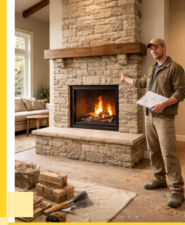 Камины под ключ в Анапе от 186912 р. | ЭриданНпа — установка