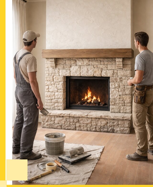 Отделка каминов в Анапе от 6750 р. под ключ | ЭриданНпа