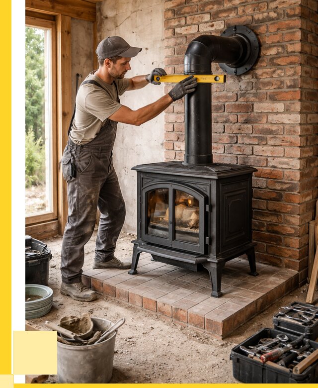 Монтаж печей установка банной печи в Анапе от 15576 р. | ЭриданНпа