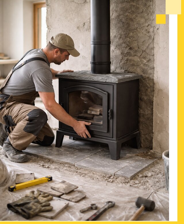 Профессиональный монтаж печей и каминов в Анапе под ключ