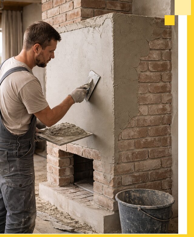 Отделка печей и облицовка каминов в Анапе под ключ