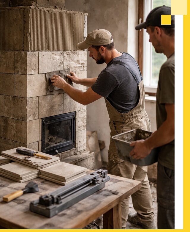 Профессиональная облицовка печей в Анапе: керамика и камень