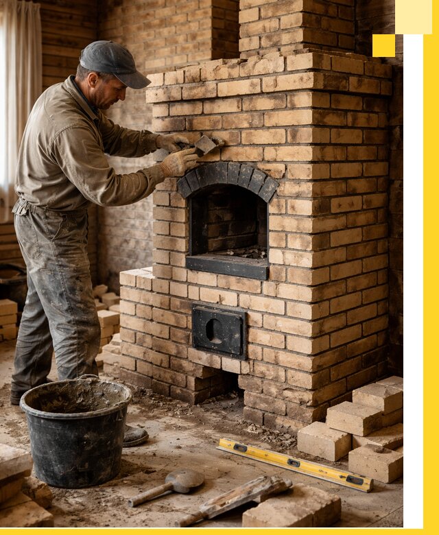 Кирпичные печи под ключ в Анапе: проектирование и кладка