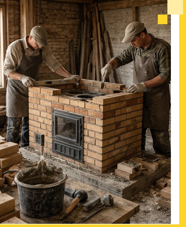 Изготовление и установка варочных печей под ключ в Анапе