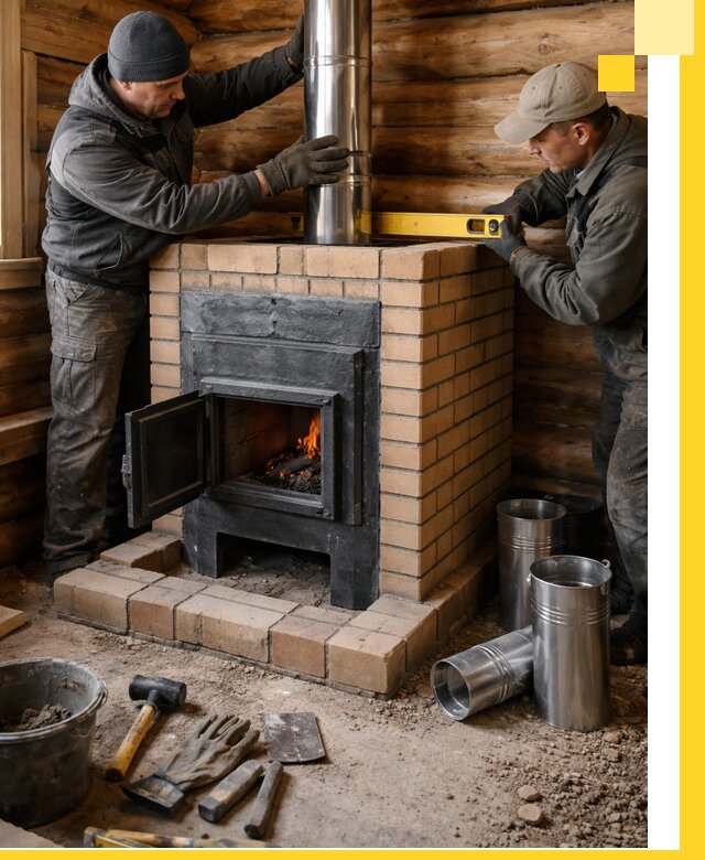 Проектирование, изготовление и установка банных печей в Анапе