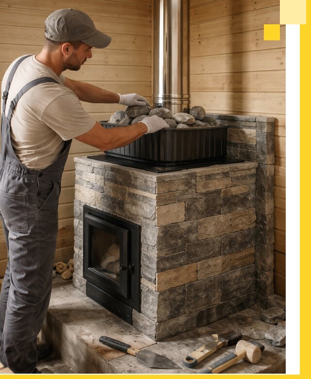 Печи для парной в Анапе, производство, монтаж и обслуживание