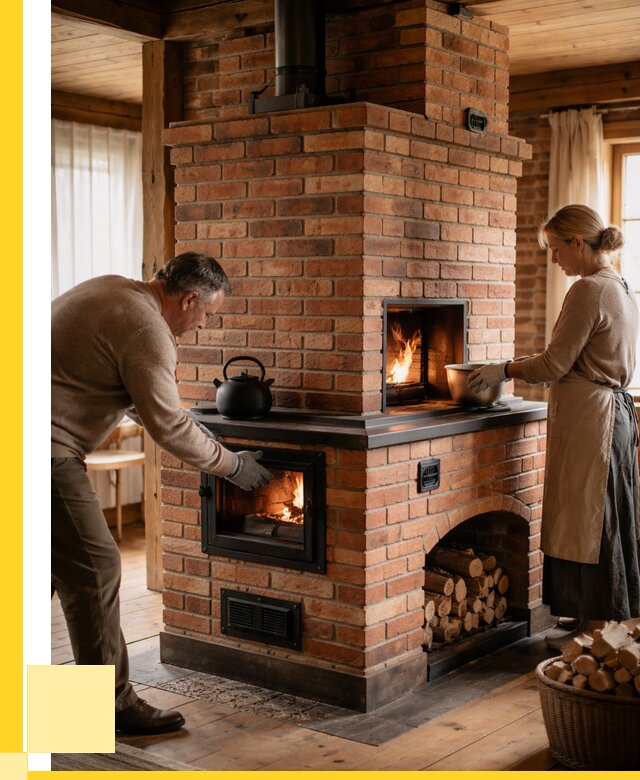 Печи для загородного дома под ключ в Анапе от 83072 р. | ЭриданНпа