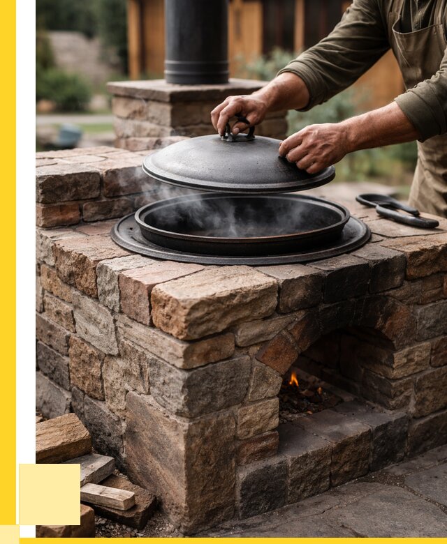 Печи для казана в Анапе по цене от 18691 р. | ЭриданНпа