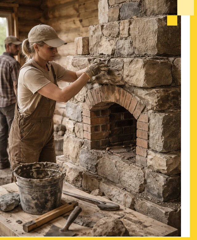 Каменные печи на заказ и монтаж в Анапе, долговечные решения