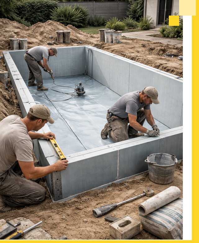 Профессиональный монтаж бассейнов под ключ в Анапе с гарантией