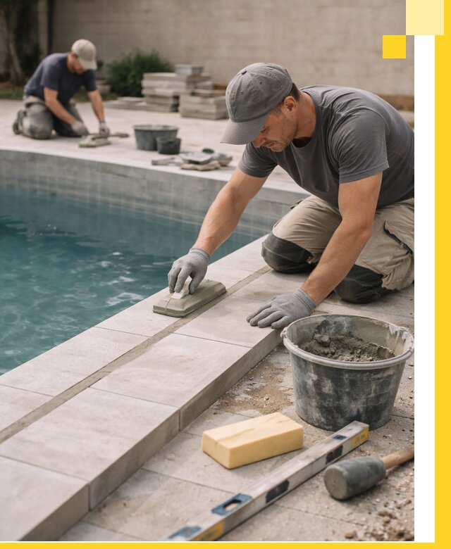 Отделка бассейнов в Анапе: декоративная отделка и гидроизоляция