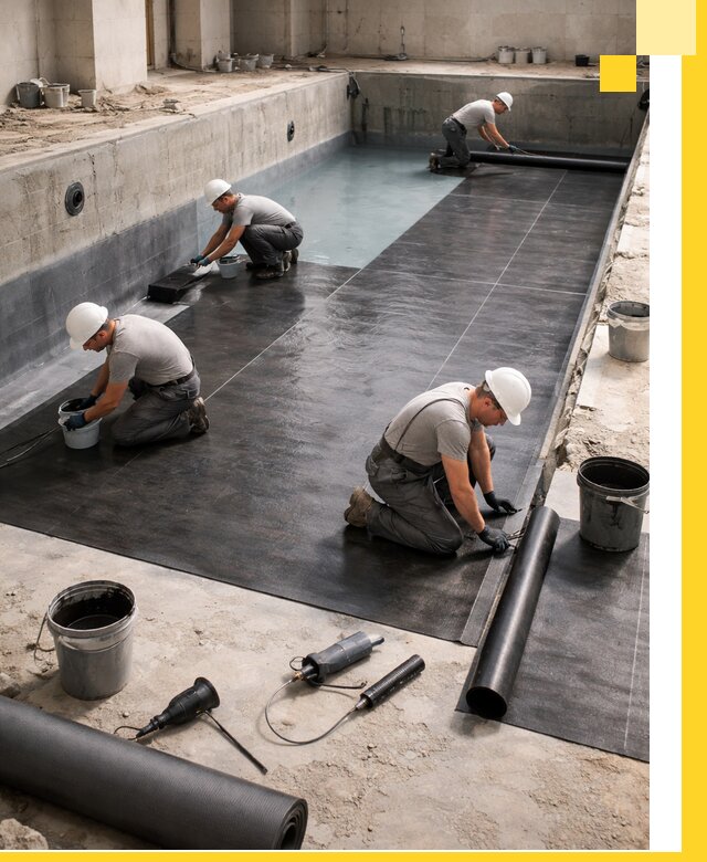 Профессиональная гидроизоляция бассейнов и чаш в Анапе под ключ