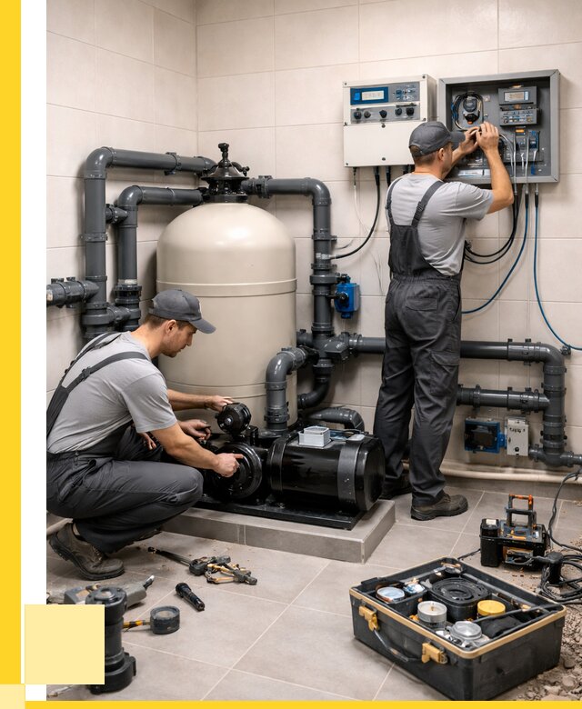 Монтаж оборудования для бассейнов в Анапе от 41536 р. | ЭриданНпа