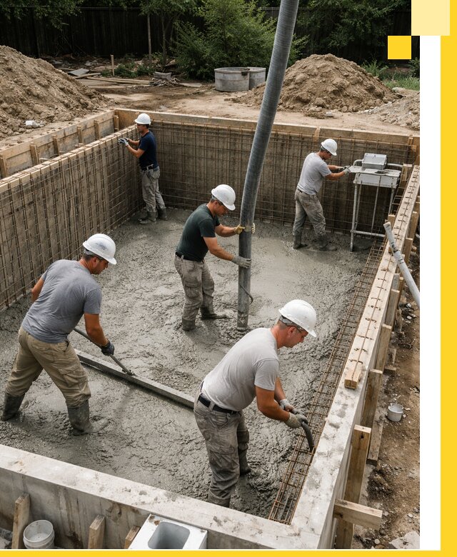 Строительство бетонных бассейнов под ключ в Анапе