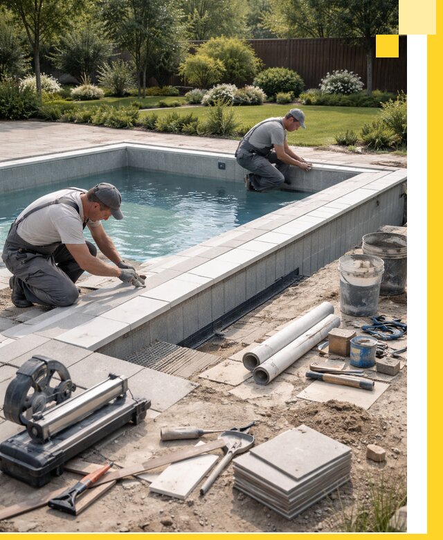 Строительство открытых бассейнов под ключ в Анапе профессионально