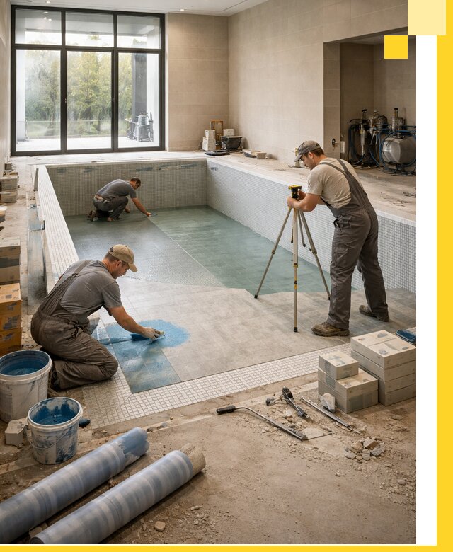 Проект и строительство закрытых бассейнов в Анапе под ключ