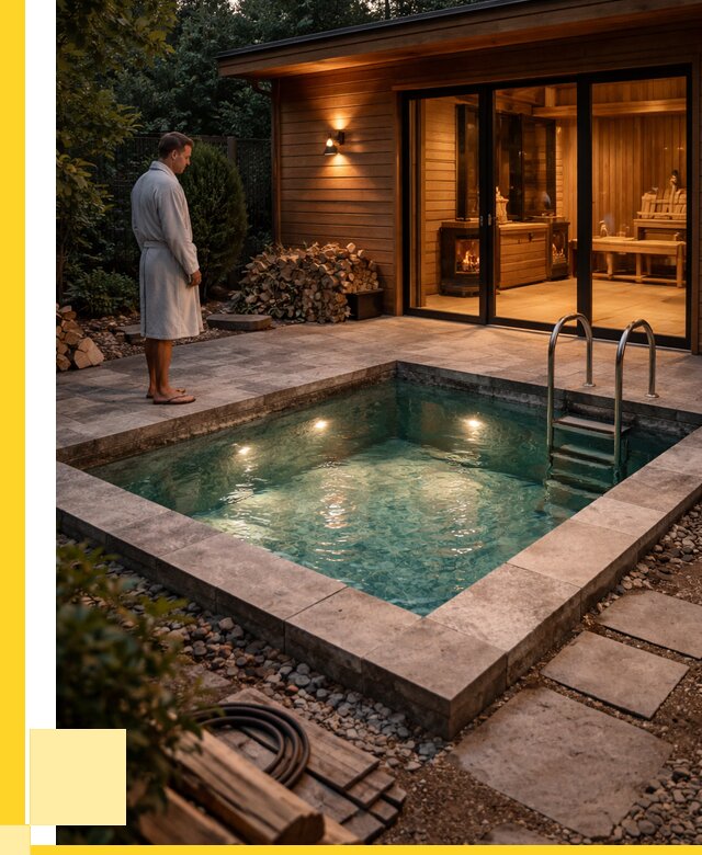 Бани с бассейном под ключ в Анапе от 98648 р. | ЭриданНпа