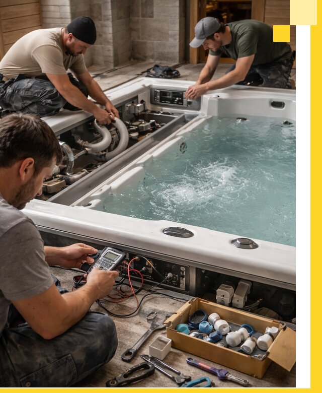 Гидромассажные бассейны под ключ в Анапе, дизайн и монтаж