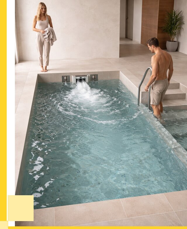 Бассейн с противотоком в Анапе от 259600 р. | ЭриданНпа