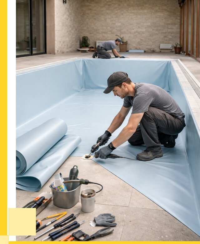 Пленка ПВХ для бассейнов в Анапе от 2596 р. | ЭриданНпа