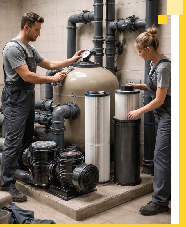 Фильтры и системы фильтрации для бассейнов в Анапе