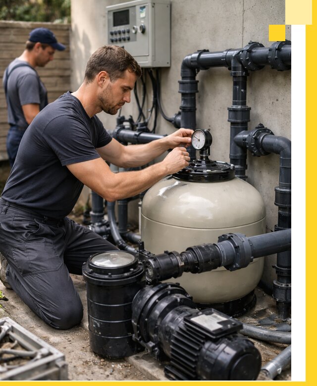 Поставка и монтаж фильтровального оборудования для бассейнов в Анапе