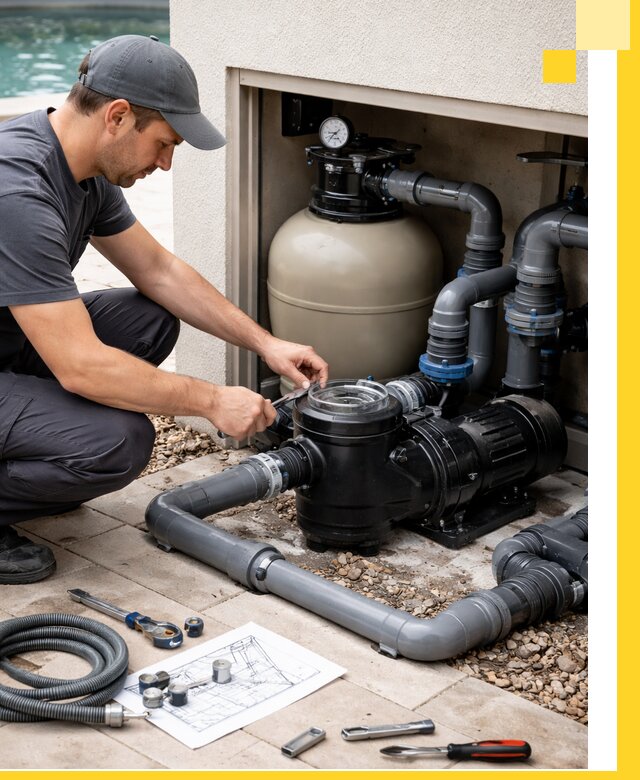 Поставка, монтаж и сервис насосов для бассейнов в Анапе