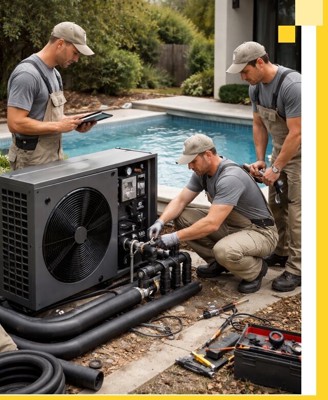 Проектирование и установка тепловых насосов для бассейнов в Анапе