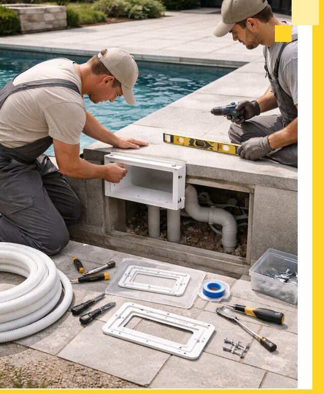 Поставка и установка скиммеров для бассейнов в Анапе