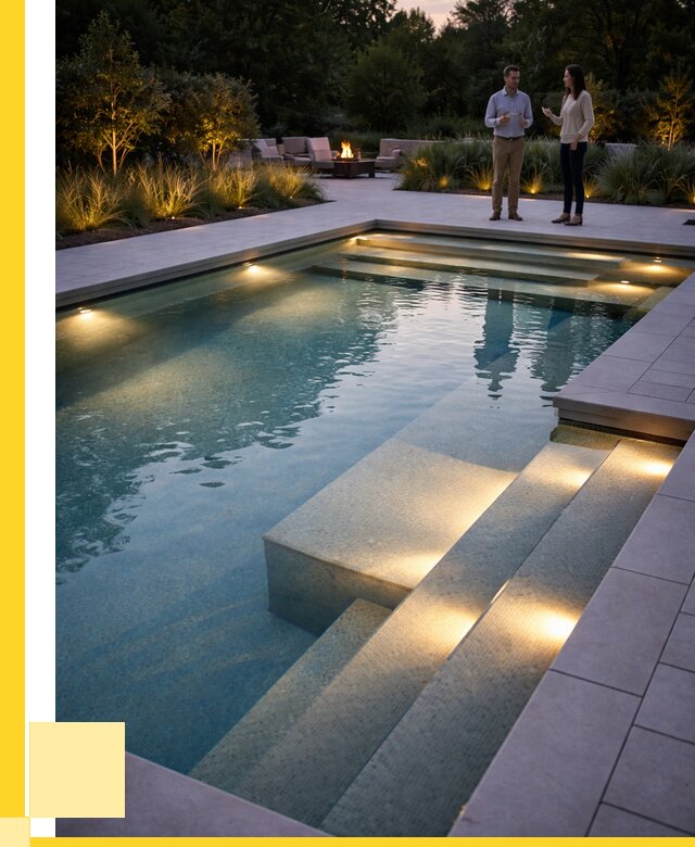 Освещение бассейнов в Анапе под ключ от 25960 р. | ЭриданНпа