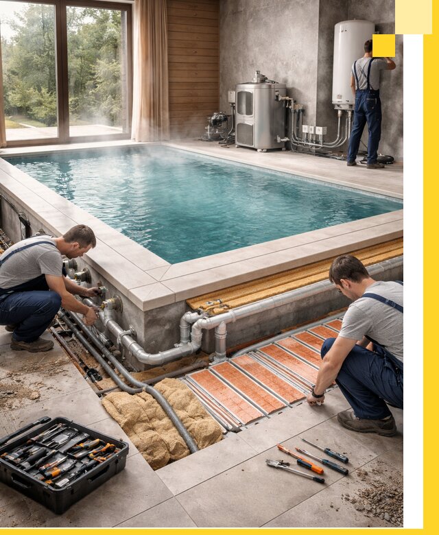 Проектирование и строительство тёплых бассейнов в Анапе