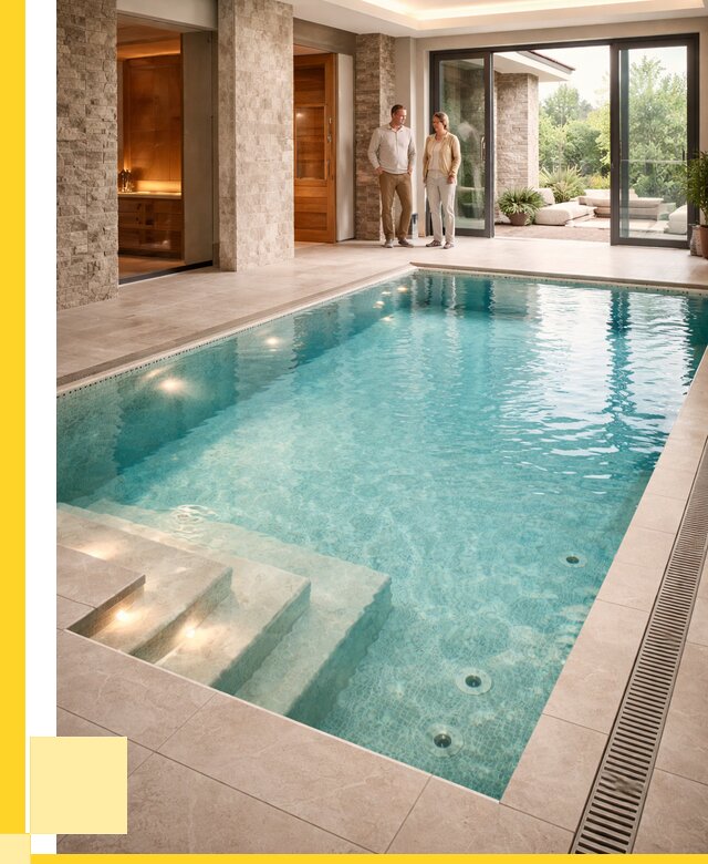 Бассейн во дворе в Анапе: проект, отделка от 1246080 р. | ЭриданНпа