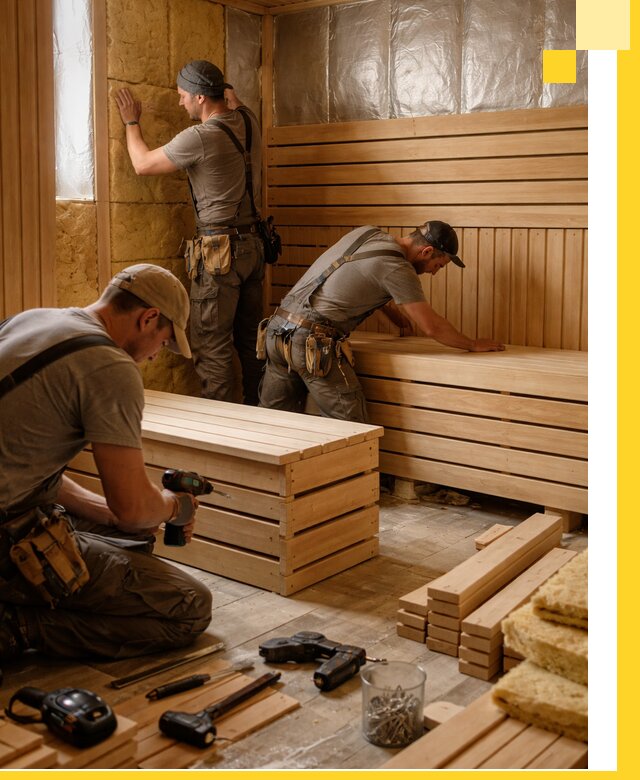 Профессиональное строительство саун под ключ в Анапе