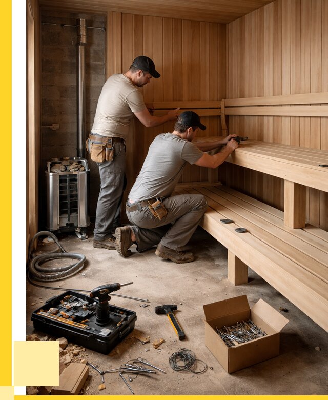 Монтаж саун под ключ в Анапе от 124608 р. | ЭриданНпа