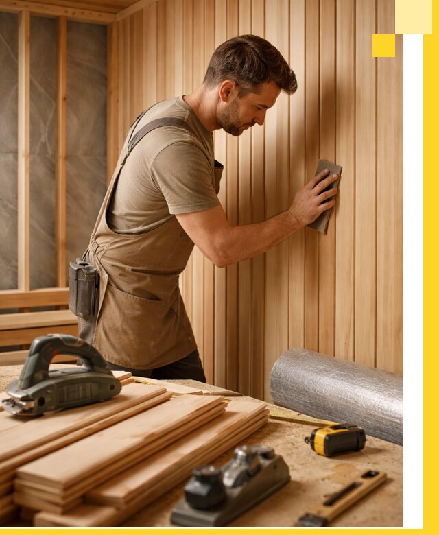 Профессиональная отделка саун и парных под ключ в Анапе