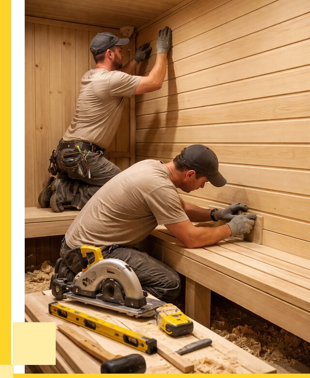 Обшивка саун вагонкой в Анапе от 2596 р. | ЭриданНпа