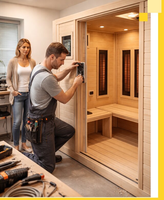 Инфракрасные сауны под ключ в Анапе продажа и установка