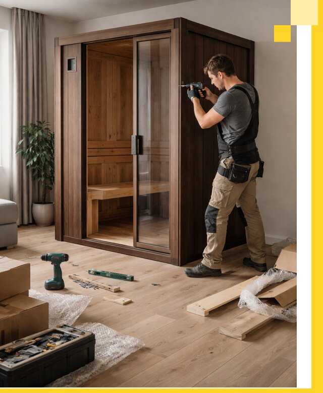 Установка и производство мини саун под ключ в Анапе