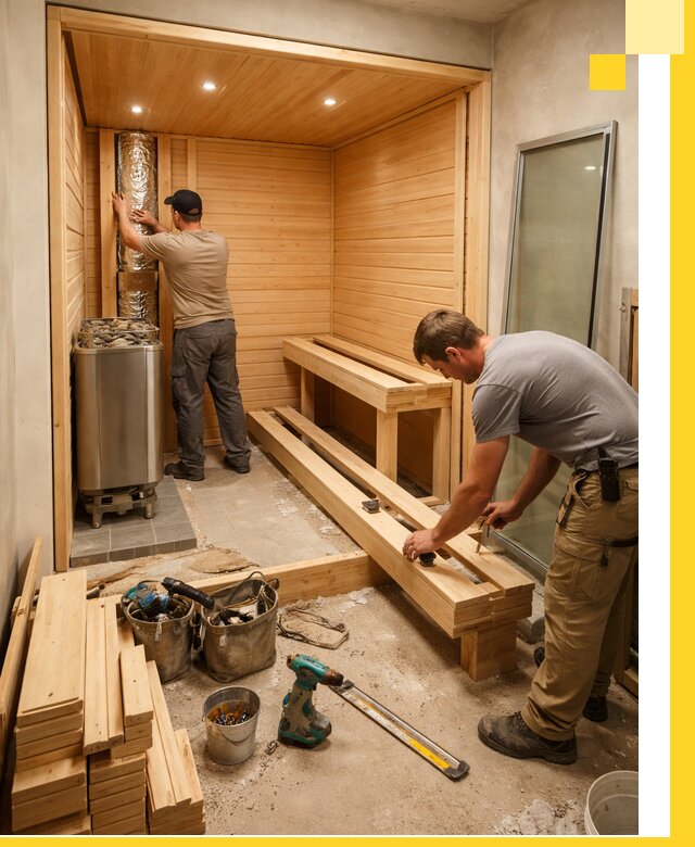 Проектирование и установка домашних саун под ключ в Анапе