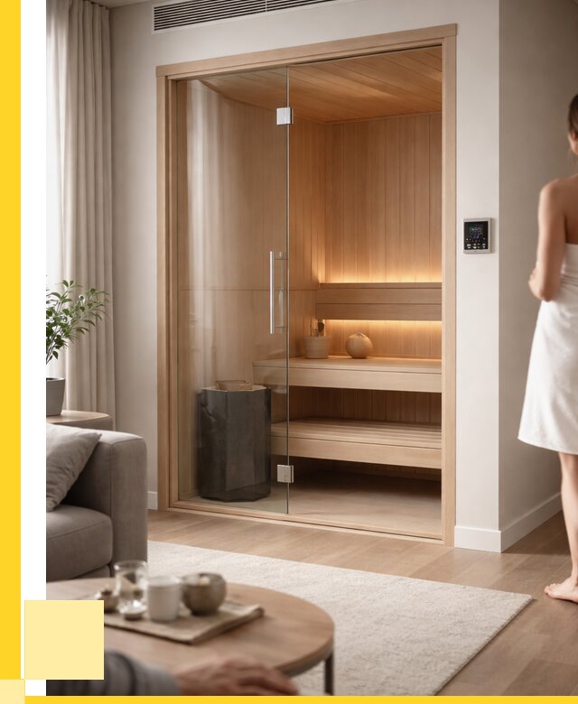 Сауна в квартире под ключ в Анапе от 124608 р. ЭриданНпа