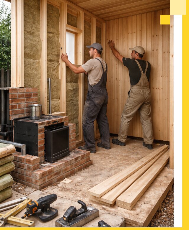 Строительство и установка дачных саун под ключ в Анапе