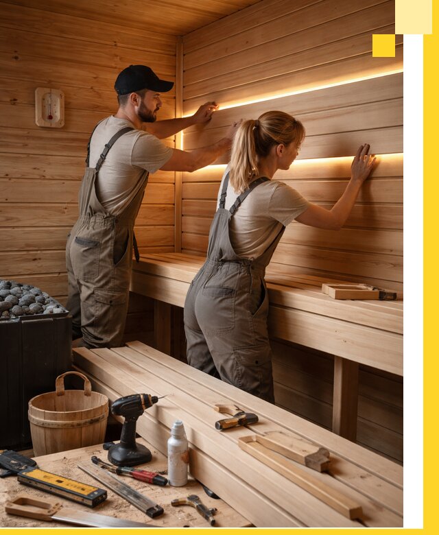 Дизайн саун и бань под ключ с индивидуальным проектом в Анапе