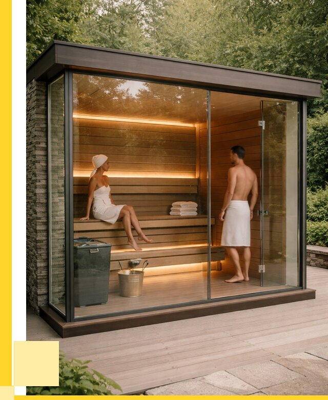 Сауна стеклянная и двери для сауны в Анапе от 259600 р. | ЭриданНпа