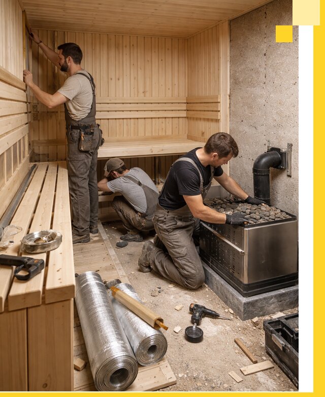 Индивидуальные сауны на заказ в Анапе под ключ, проект и монтаж