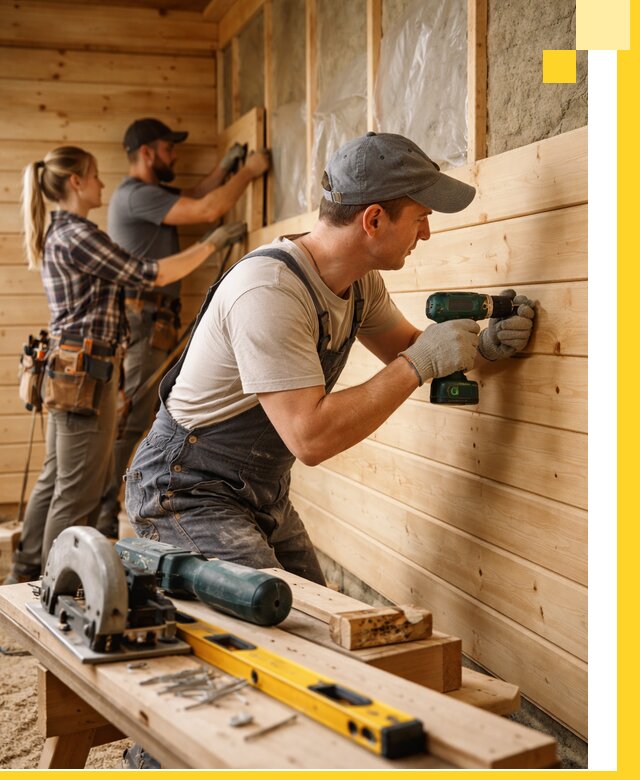 Обшивка бань под ключ в Анапе: отделка стен и потолков