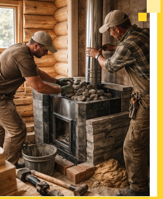 Строительство и отделка русских бань под ключ в Анапе