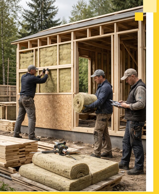 Проектирование и строительство каркасных бань в Анапе под ключ